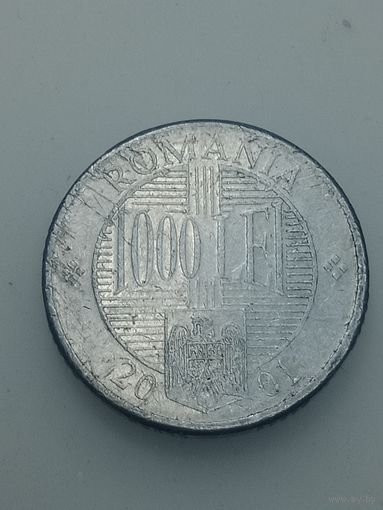 Румыния 1000 леев 2001 года .