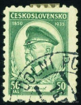 85 лет со дня рождения президента Томаса Гаррига Масарика Чехословакия 1935 год 1 марка