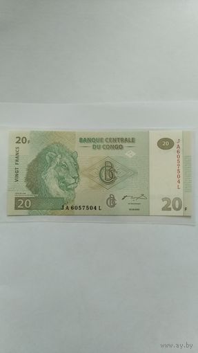Конго 20 франков