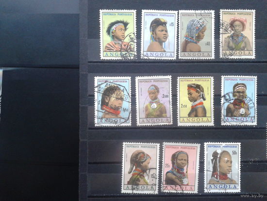 Ангола, колония Португалии, 1961. Женщины Анголы