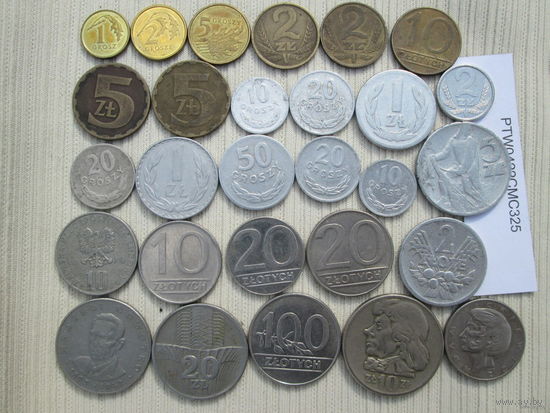 28 разных монет Польши одним лотом