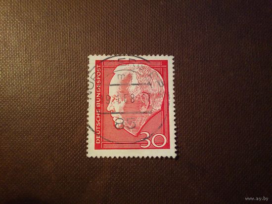 ФРГ 1964 г. Карл Генрих Любке - федеральный президент Германии 1959 -1969 гг.