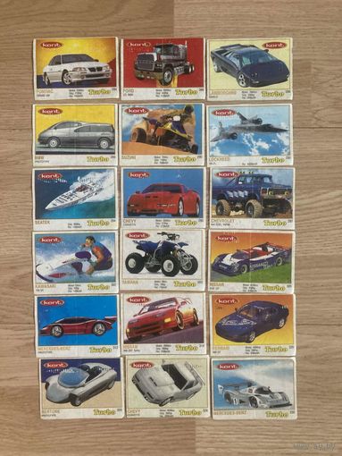 Вкладыши Турбо, серия 261-330, тонкая рамка.