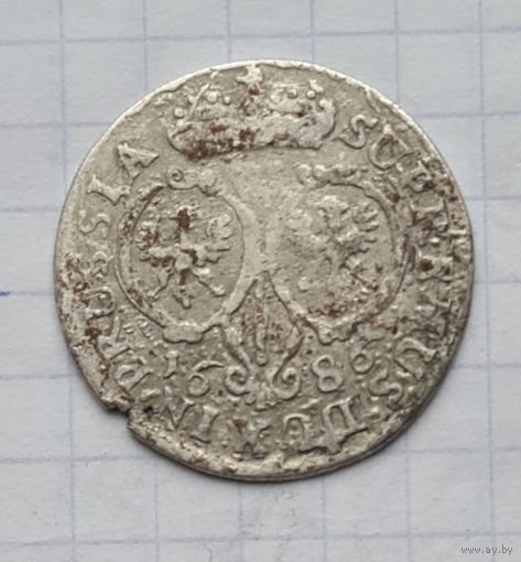 6 грош 1686 год