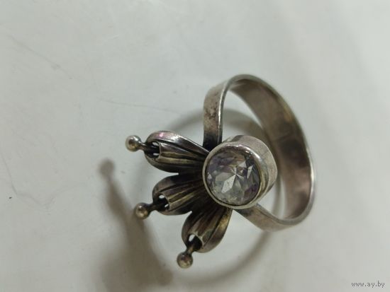 Кольцо,ссср,хрусталь