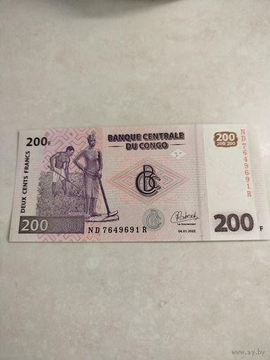 200 франков Конго