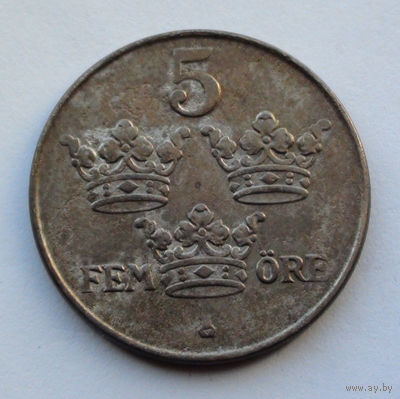 Швеция 5 эре, 1947