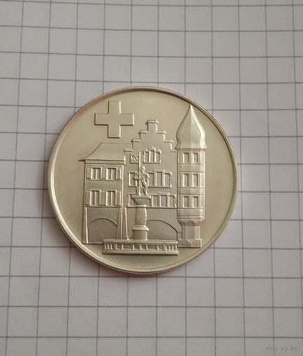 Медаль жетон серебро 900