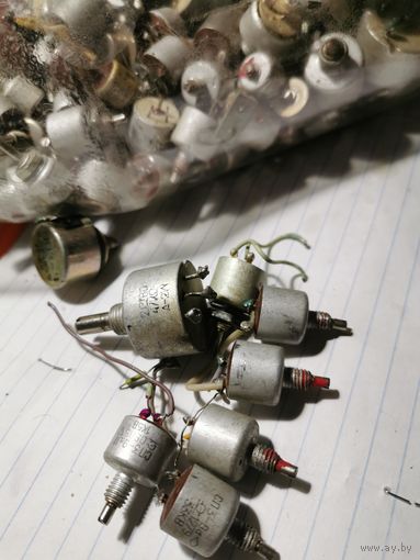 РЕЗИСТОРЫ ПЕРЕМЕННЫЕ, ПОДСТРОЕЧНЫЕ РАЗНЫХ НОМИНАЛОВ