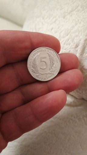 5 центов 2004 г. Карибы