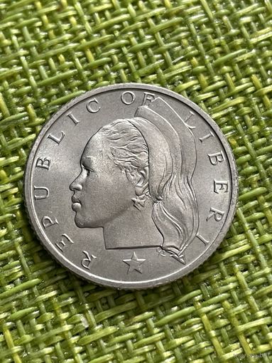 Либерия 25 центов 1973 г