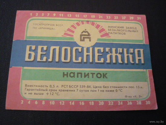 Этикетки от напитков
