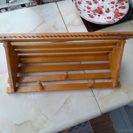 Вешалка кухонная, деревянная, 70-х.СССР