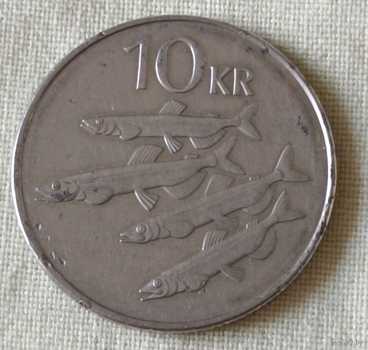 Исландия. 10 крон 2006 года.
