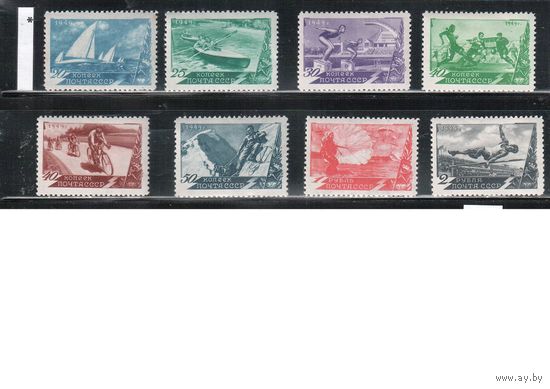 СССР-1949, (Заг.1318-1325),   *   , Спорт (полная серия)
