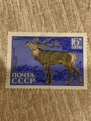 СССР 1970. Изюбрь. Марка из серии