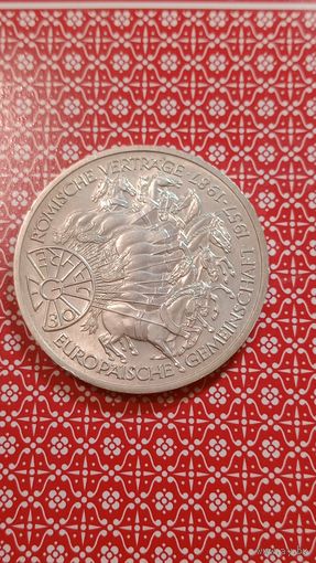 Германия 10 марок 1987 римский договор