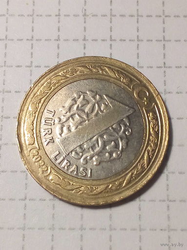 1 лира Турция 2022 год