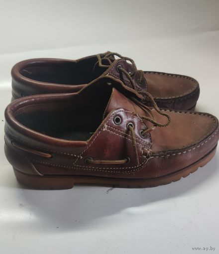 Туфли-мокасины 39.5-40 размер Натуральная кожа.