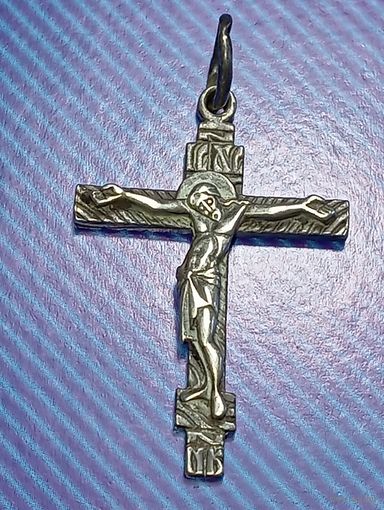 Крестик серебро 925 пробы .