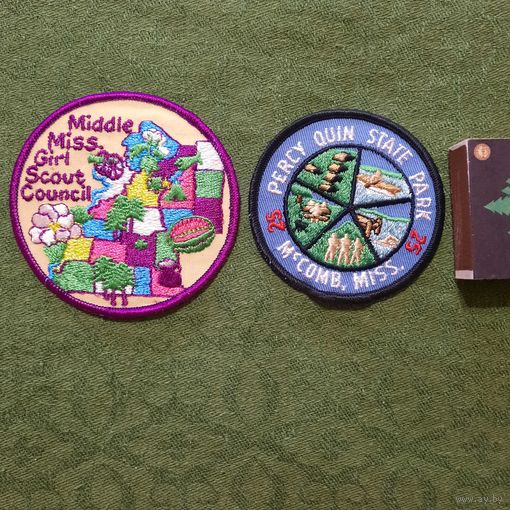 Скаутские нашивки. США, штат Мисисипи, 2000-2001гг.