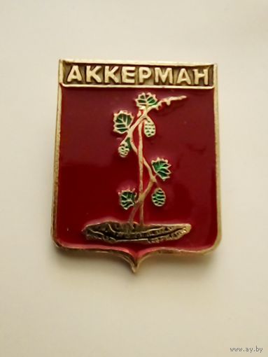 Значок.Герб г.Аккерман.