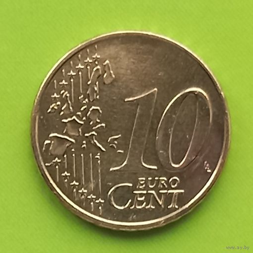 Германия 10 евроцентов 2002 год