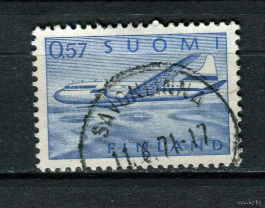 Финляндия - 1970 - Авиация - [Mi. 677] - полная серия - 1 марка. Гашеная.  (Лот 189AO)