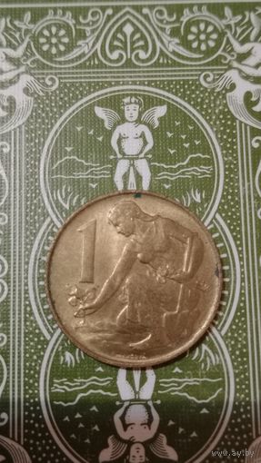 Чехословакия 1 крона 1991