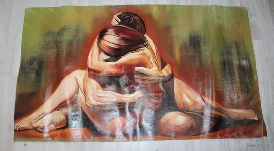 Картина маслом на холсте "Объятия".