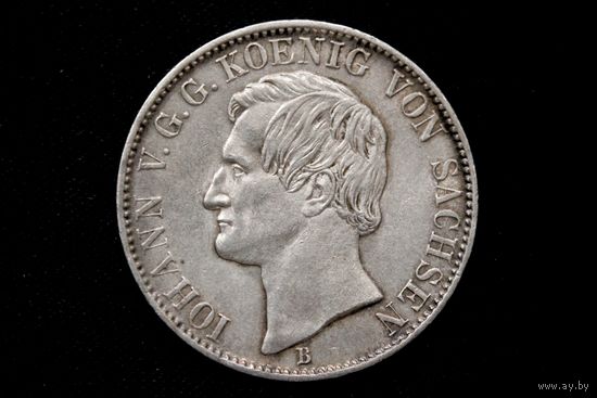 Талер 1865 г. Саксония (Германия), Иоганн. Сохран!