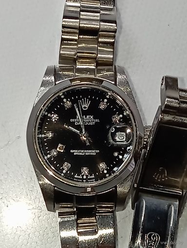 Часы механические ROLEX , скелетон , автоподзавод . С рубля !