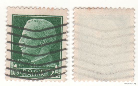 Италия (Mi) IT 304X 25 чентезимо 1929-1946 год Imperial Series - Effigy of King Vittorio Emanuele III to the left (3) (m37)