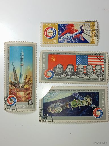 Распродажа коллекции с рубля ! Марки СССР . Космос .