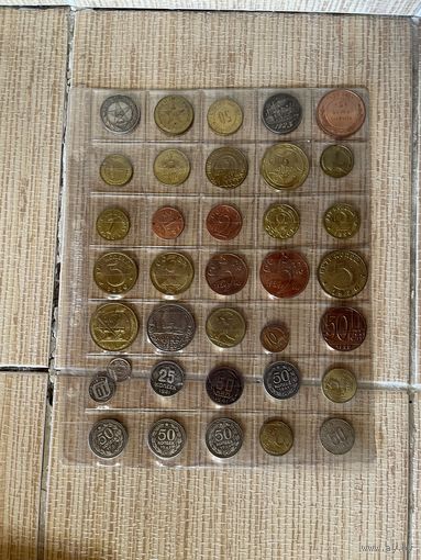 Копии пробных монет СССР 1, 2, 3, 5, 10, 20, 25, 50 копеек Разные года