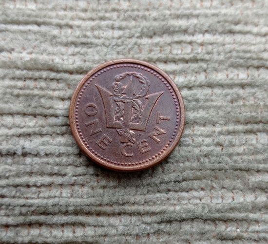 Werty71 Барбадос 1 цент 2000 Трезубец