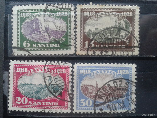 Латвия, 1928. 10-я годовщина основания государства