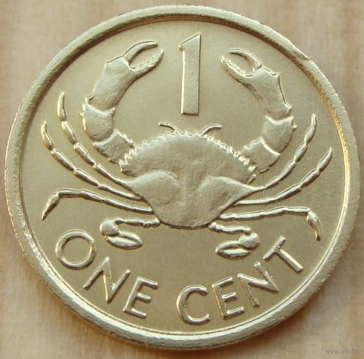 Сейшельские острова. 1 цент 1997 год KM#46  Редкая!!!