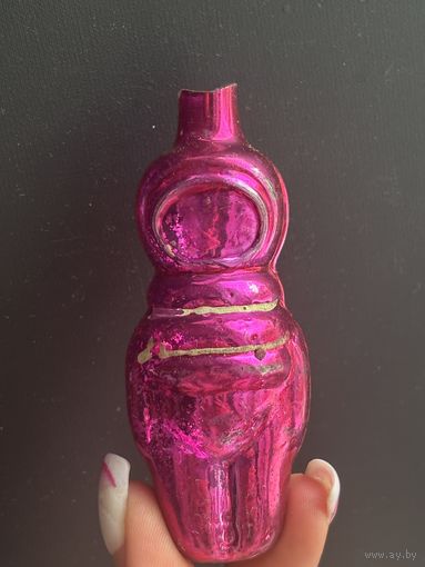 Ёлочная игрушка космонавт СССР