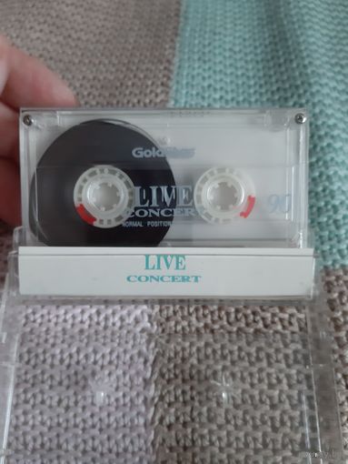 Кассета GoldStar LIVE CONCERT.  David Sanborn. Kenny G.
