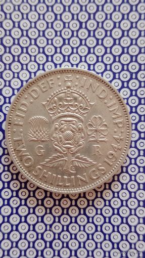 Великобритания 2 шиллинга 1944
