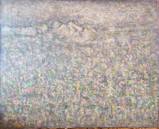 Степанов Алексей Матвеевич (1923 – 1989) Народный художник КазССР Цветущий Ала-Тау