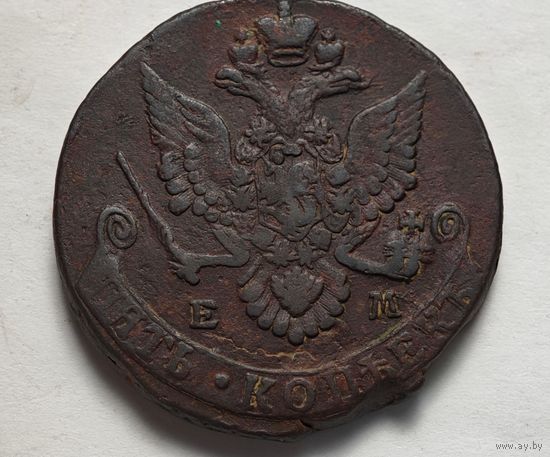 1782 год  5 копеек