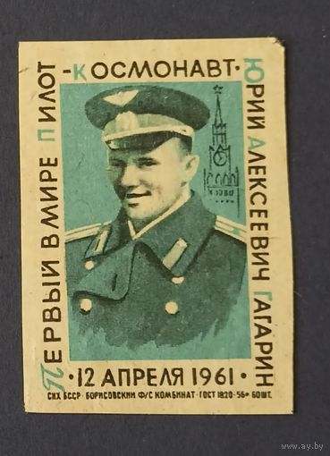 Первый в мире пилот-космонавт Юрий Алексеевич Гагарин 12 апреля 1961 Борисовский ф/с