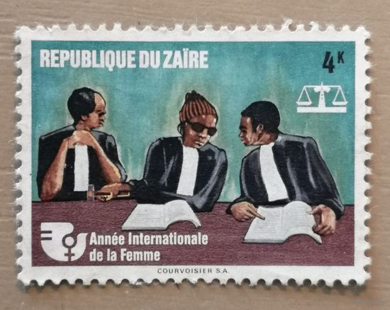 Марка Заир, Конго, международный год женщин, 1975 г.