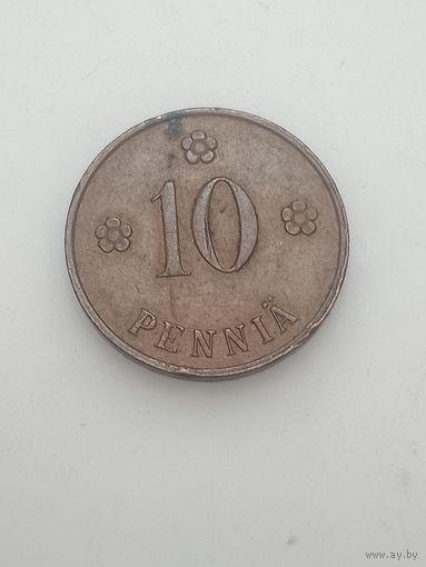 Финляндия 10 пенни 1929 года .