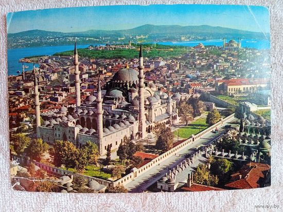 Турция, Стамбул. Вид с воздуха на мечеть Сулеймание