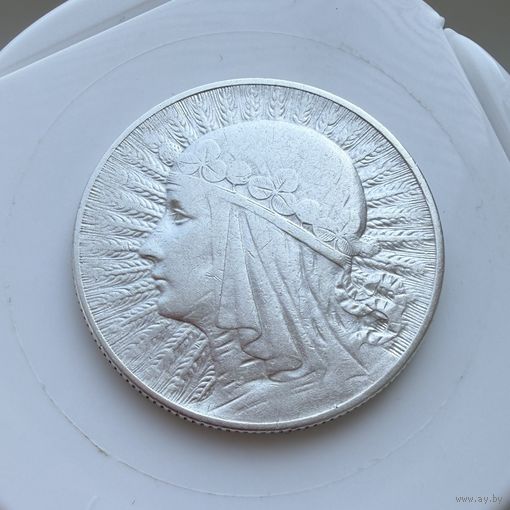 5 злотых 1933 г.  Польша. (1)  Ядвига.  Серебро. ЛЮКС