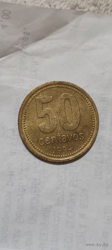 Аргентина 50 сентавос 1994