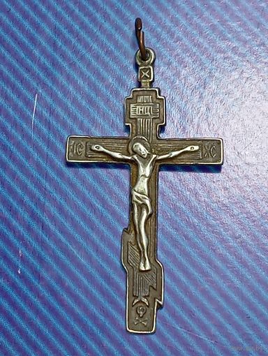 Крестик серебро 925 пробы .